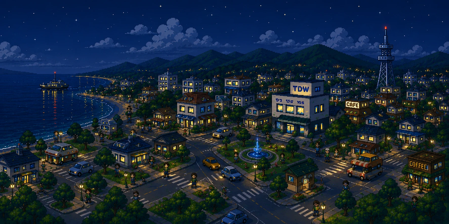 TDW Night Header Background